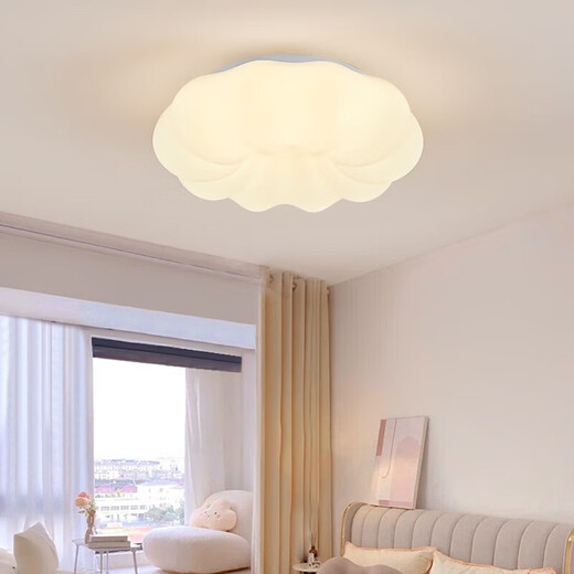 Leishi Lighting (NVC) LED Ceiling Lighting Home Children's Room Bedroom Lighting Study Lighting RA95 Internet celebrity pumpkin lantern 36w three-color package installation