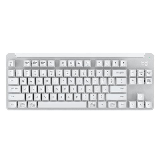 
Logitech's preferred series K855 (K835 upgraded model) mechanical keyboard Wireless Bluetooth Dual-mode connection TTC red axis 84 keys E-sports game office keyboard K855 Pearl white