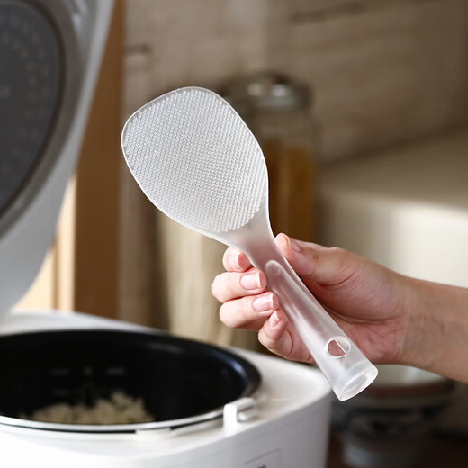 Shuangshan can stand upright rice spoon for home, high temperature resistant non-stick rice shovel, special non-stick rice spoon for rice cooker, not easy to stick to rice, self-standing rice spoon