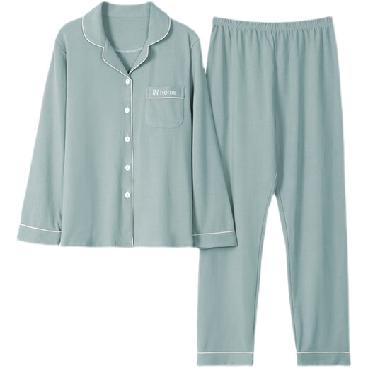 Urban Beauty Pyjamas für Frauen im Herbst und Winter 2024 Internet-Promi Damen neue Modestile für Tragen reines Baumwoll und modischer Stil 9910 (801 x9901 m (80-100Jin [Jin Equals Equals Equals Equals]) Universelle Größe