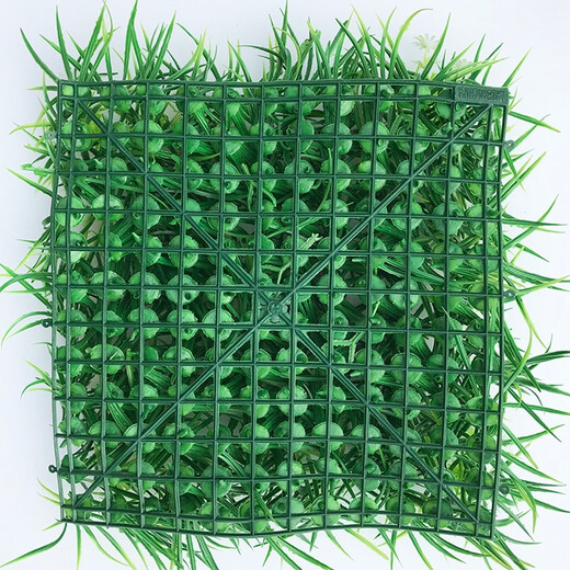 Duoxiu simulated plant wall, green plant wall background wall, green simulated plant mall advertising door head artificial decoration, encrypted seedling 30*30CM piece