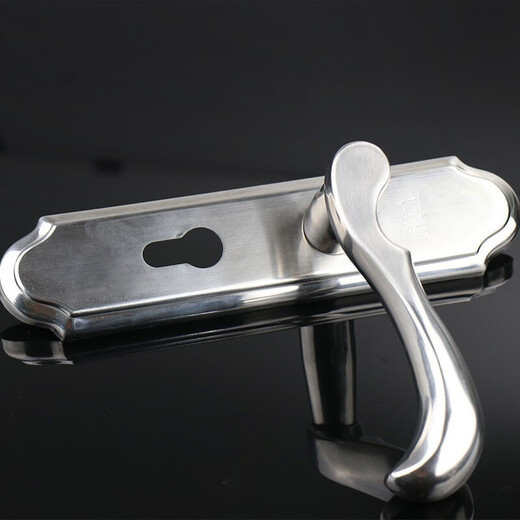 Hasdick Beijing Warehouse Delivery HKCL-32 Stainless Steel Wooden Door Handle Lock Bedroom Safety Door Lock Wooden Door Light Sound Room Door Lock Handle Lock Premium Small 50 Light Sound Lock