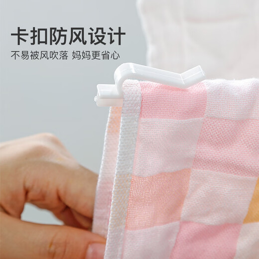 Yicai Nianhua baby clothes drying rack floor-standing foldable towel diaper saliva towel baby clothes rack Octopus clothes rack 4108