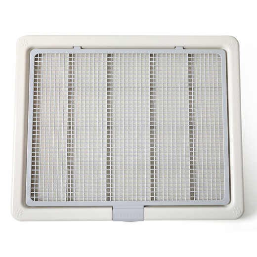 Smart Paws dog toilet, large dog Teddy pet toilet, golden retriever dog poop tray, 3 sizes, white and gray, durable and stain-resistant, recommended! Extra large size 76x62cm suitable for Labrador and other body types