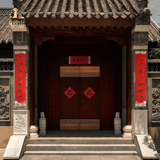 Putuo Mountain Authentic and Authentic 2025 Furudonghai Family Portrait Red Packet with Blessing Words Spring Couplet Set Goddess Day Gift Spring Couplet Red Packet Set