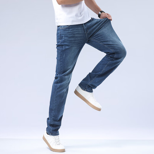 Bos.B Flying Fish Jeans Лето вымыл синюю застежку-молнию.