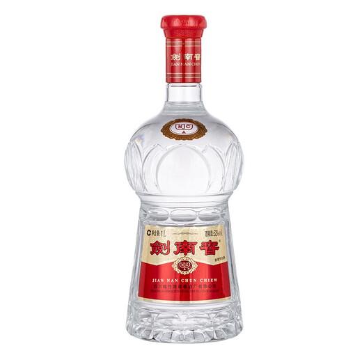 剑南春 水晶剑 52度 1000ml（1L）单瓶装 浓香型白酒