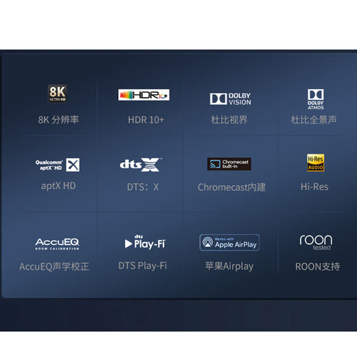 ONKYO amplifier 5.2/7.2/9.2 channel home theater 8K Dolby Atmos DTS:X THX certified NR5100 [7.2 channel intelligent 8K]