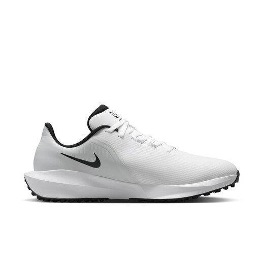 耐克（NIKE）官方INFINITY G男女高尔夫球鞋夏季情侣轻便运动FN0555 100白/黑/白金色 42.5