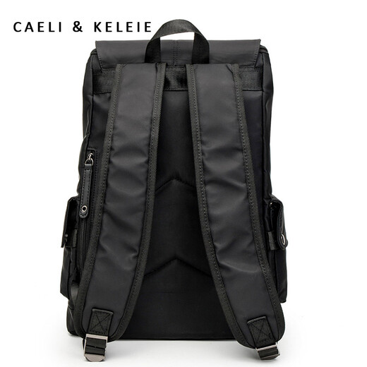 Caeli / Keleie Men's Backpack for Men's Business Casual Sackepack de grande capacité Multi-fonction Multi-fonction de style coréen Tendy Carbag Travel Men's Bag K679 Black