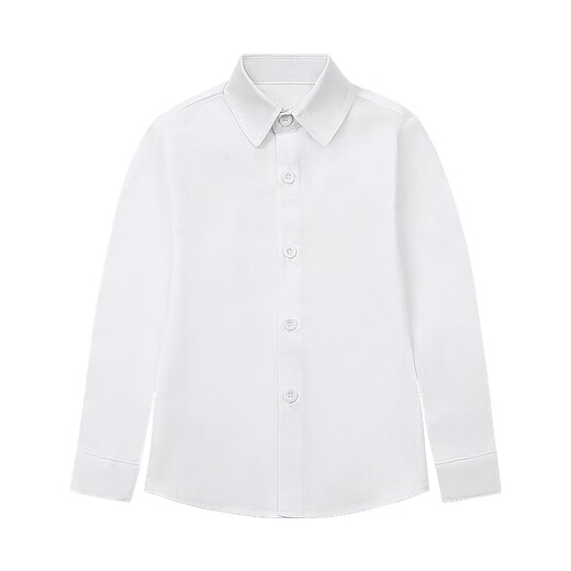 GOKU children's school uniforms white shirt boys long-sleeved shirt girls white shirt performance clothes primary school uniforms school uniforms white 120