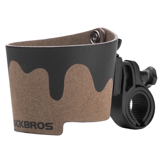 Rock Brothers Bicycle Water Cup Holder Handlebar Water Bottle Holder Road Mountain Bike Leisure Cycling Coffee Thermos Cup Cover Black Wave