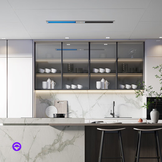 Cooling and heating legendary kitchen air conditioner Liangba integrated ceiling embedded all-in-one machine without external unit punch-free refrigeration fan 16-31 K4 all-in-one machine small one