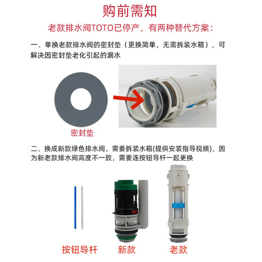 
TOTO toilet drain valve toilet drain accessories SW981 980 CW851 829 985 Old style drain valve sealing gasket