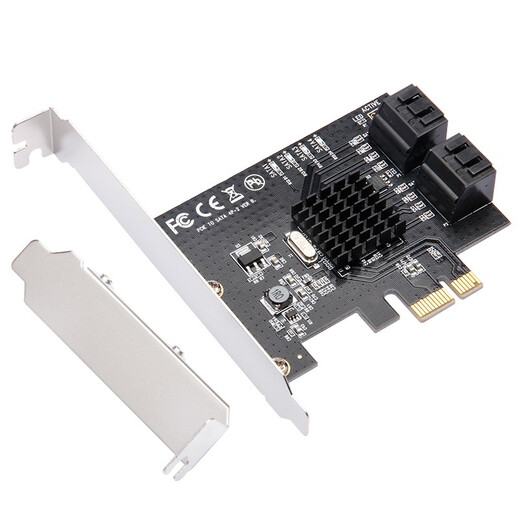 Capricorn (MOGE) Desktop PCIe zu 4-Port SATA3.0 Hartplattenerweiterungskarte Marvell 9215 Chip Support System Startup MC2692