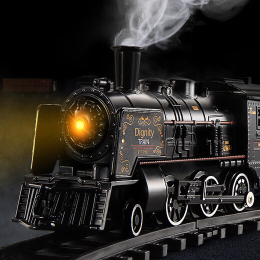 Sucre riz rétro à vapeur piste de train pour enfants jeu de voitures dessin animé girl boy fille 3-6e cadeau d'anniversaire