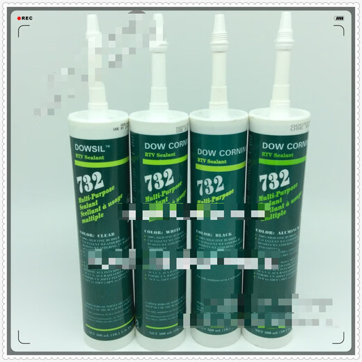 Dow 732/DOW CORNING 732 glass glue/sealant/aluminum color NSF food grade certified glue white (old packaging)