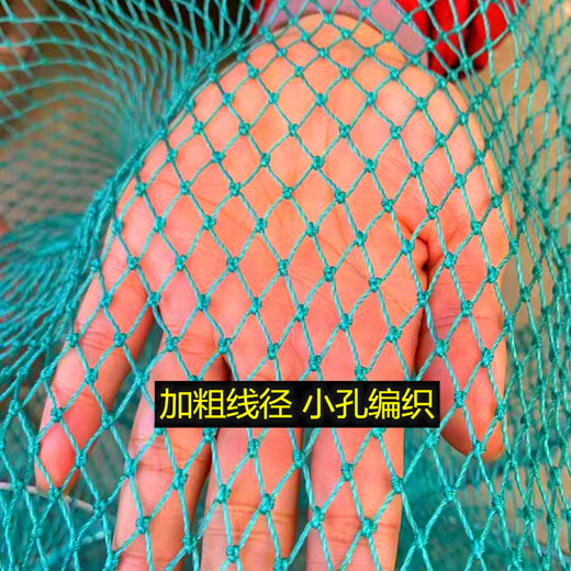 Raft core hand-woven fish small-eye glue wire fish net bag anti-hanging quick-drying black pit fish library fishing net 1cm 12401m 2M mouthless cloth 40# long without bag or block