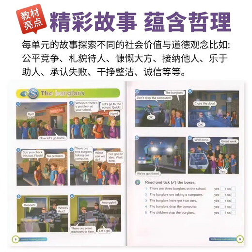 Foreign Studies New Thinking English Children's Edition Student Books Entry Level 123456 Level 123456 Original Cambridge New Thinking English Super Minds Primary School Student English Textbook Word Grammar Vocabulary Books 618 Level 3 Student Books