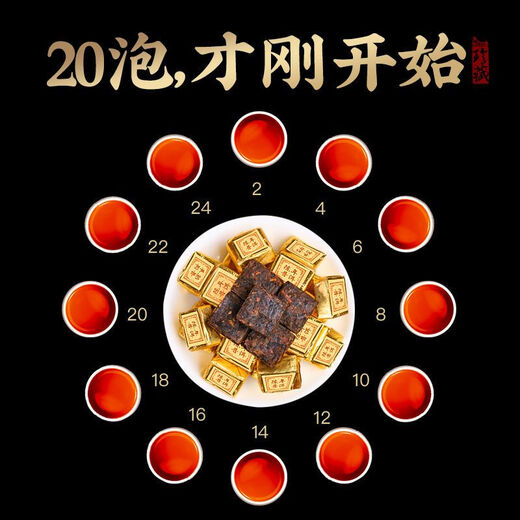 茗杰云南普洱茶熟茶勐海10年陈香普洱黑茶小沱茶 小金砖茶叶500g