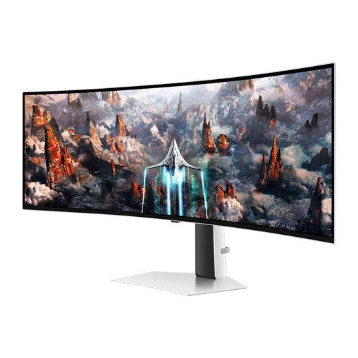 Samsung Odyssey G9 49-inch hairtail screen 5K curved surface High brush gaming Dual 2K Desktop notebook external ultra-wide split screen eye protection multi-screen E-sports computer monitor OLED 240Hz with speakers S49CG934SC Official direct flagship store