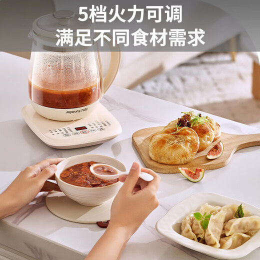 Joyoung health pot teapot kettle handle 316 heating plate stewed whole pear tea teapot flower teapot constant temperature electric kettle home office kettle WY345 tea basket 24-hour smart appointment 1.5L