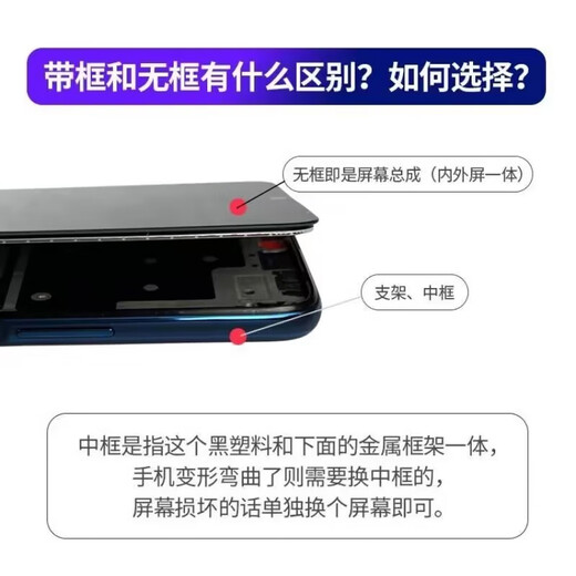 疯壳适用华为p30屏幕总成带框ELE-AL00手机显示内外液晶屏pro全新 P30 总成屏幕【全新LCD】