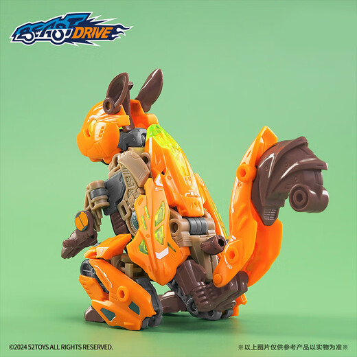 52toys Infinite Beast Drive Drive Sky-Sky Tail Squirrel Самолет BD08 Деформированная модель сборки игрушек может делать мобильные модные игрушки