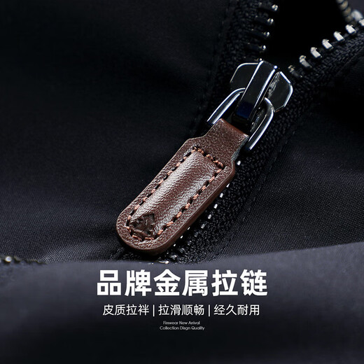 Shanshan (FIRS) High Density Anti-wrinkle Stand Collar Jacket Men's 2025 Autumn New Business Cadre Administrative Casual Commuting Jacket 711 Navy L (175)