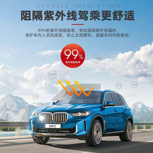 Northern Lights car film, car film, solar film, insulation film, full car film, glass film, glass privacy explosion-proof film package construction