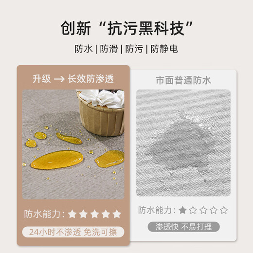 圆形地毯卧室轻奢客厅免洗可擦沙发毯电脑椅书房隔音毯 晚秋枫-14105-圆 200cm*200cm(圆形)