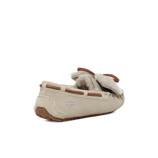 UGG Autumn Women's Loafers Double Bow Comfortable Flat Loafers Shoes 1118913 CHE Chestnut Brown 38