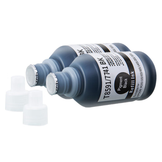 Epson 859 Tinta adecuada para Epson M105 M101 L1455 M205 L605 L655 M201 Epson Ink Bin Printer T8591 Ink Negro 4 Paquete