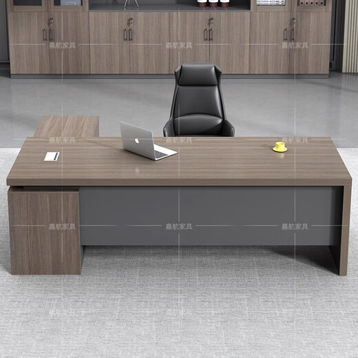 Jiahang Boss Desk Simple Modern President Desk Office Executive Desk Manager Supervisor Desk Single Desk LBZ-A41