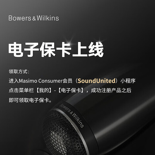 Baohua Weijian Zeppelin 5th generation [National subsidy] B/W wireless HIFI Bluetooth speaker home smart speaker midnight black
