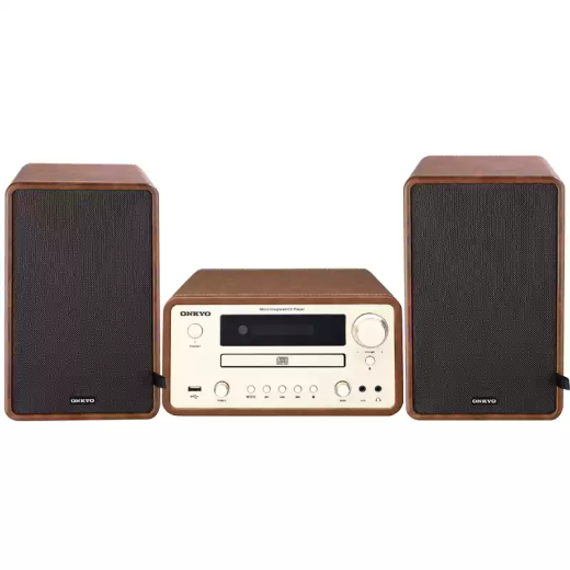 Anqiao S5 Wireless Bluetooth CD Pure Desktop Mini Desktop Combinación Hi-Fi Home Audio S5 Brown Speaker + CD Amplificador Estándar