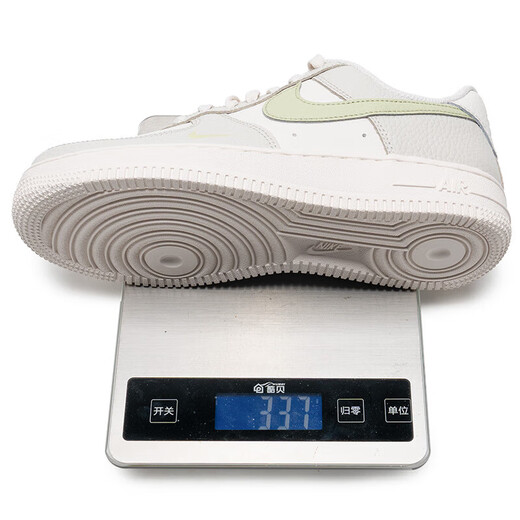 Nike (Nike) Schuhe für Frauen Air Force 1 Air Force 1 Af1 Lychee Leder kleine weiße Schuhe Casual Schuhe Sportschuhe IB3881-001 Weißes Grün 37.5