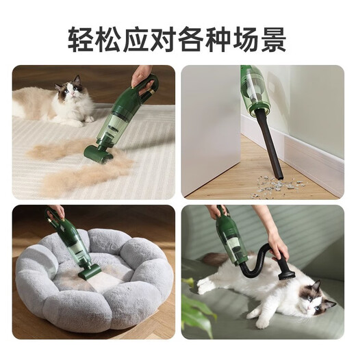 Pet electric hair remover to remove floating hair, cat hair remover, bed carpet hair remover, vacuum cleaner, hair cleaning ZP8 400000R filter element*2-wireless charging model