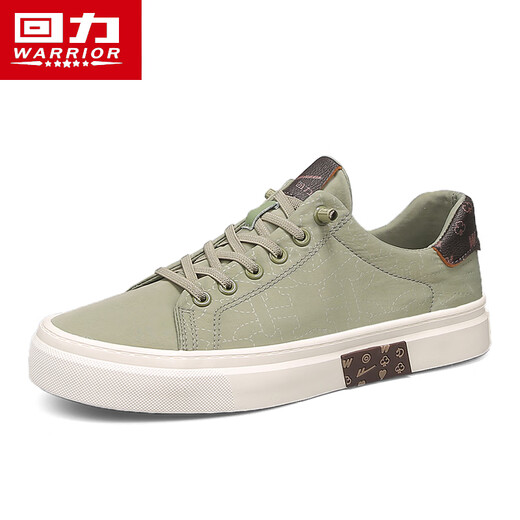 
Warrior shoes men's one foot men's casual shoes soft sole breathable shoes H413T green 42