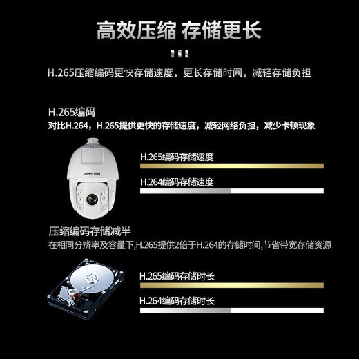 海康威视6英寸红外星光网络智能球机 高清监控摄像机150米红外夜视防水防尘变倍变焦 6223 200万20倍变焦（6220IW-A）