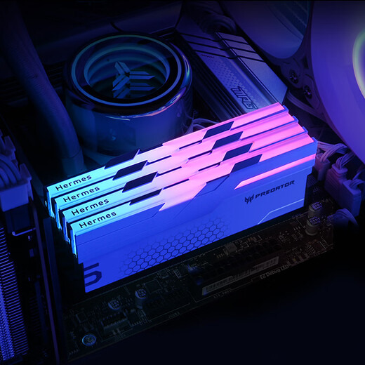 Acer PREDATOR 48G (24G 2) Set DDR5 6000 Frequency Desktop Memory Bar Hermes Ice Blade Series RGB Light Bar (C28) White AI Computer Accessories