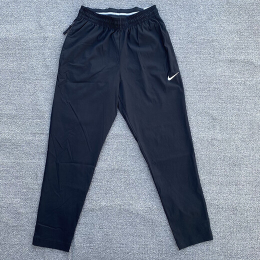 耐克（NIKE） 男裤 春季新款运动裤梭织快干束脚收腿裤子加绒保暖休闲裤长裤 CV1991-010/黑色梭织/薄款 L (175/80A)