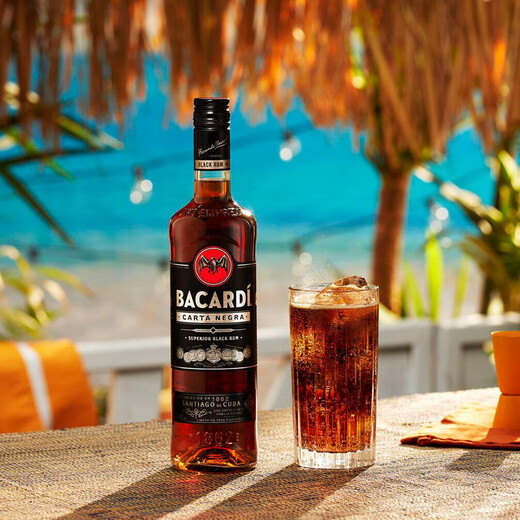 Bacardi foreign wine dark rum mojito base liquor 750ml