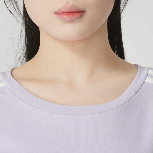 Adidas offizielle T-Shirt-Frauenkleidung, Frühling neuer Sport-Kurzstil, modische, lässige, schlanke und komfortable, atmungsaktive runde Hals und kurze Ärmel für Frauen, Ji9794/schlug vor, eine größere Größe zu haben. Xs