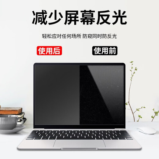 NFIT戴尔笔记本专用防蓝光防窥膜 免贴卡扣式防窥膜 17英寸戴尔XPS 17-9730/9720