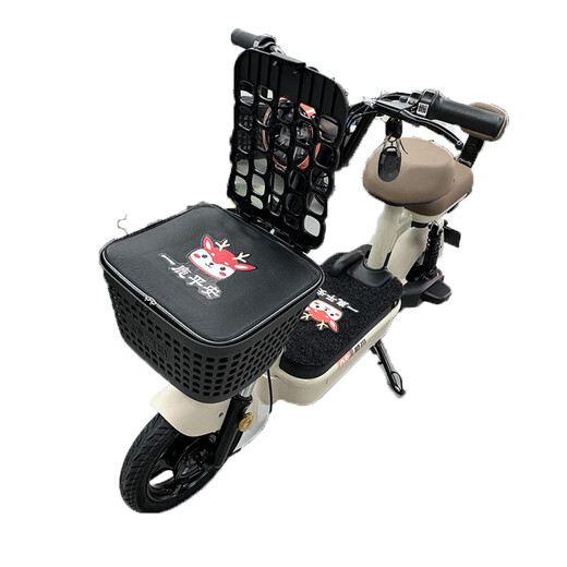 山头林村适用于爱玛欢乐豆2024-20电动车筐包TDT1349Z防水防尘内胆车篮包 15号黑色一鹿平安赠送防水罩
