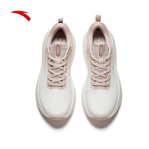 ANTA Shenxing 10丨Guan Xiaotong's same autumn and winter new shock-absorbing sports shoes for women, casual training shoes 122517718 Papery White/Lotus Root Gray-11 37.5
