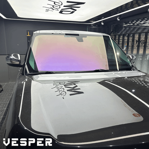 Wispa Ask the World M579 Ideal L689 Imperial Purple Tesla Nio Xiaopeng Car Black High Privacy Film Full Car Sunscreen Front Windshield Colorful Sun Film Emperor Purple National Package Installation SUV Applicable Full Car Set