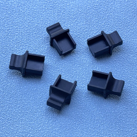 Quqiuwu Handle à longue poignée RJ45 Port réseau Plugure de poussière LAN LAN Câble réseau Interface de couverture Couvrage de couverture Plugure Router Router Plug Silicone Black 50 Pieces