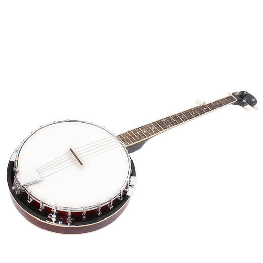 Süßer Miao Miao Zhuo Qin Praxis und Spiel Banjo Banjo Sabiliban Gitarre Western National Musikinstrumente Kaffeefarbe Instrument Kaffeefarbe